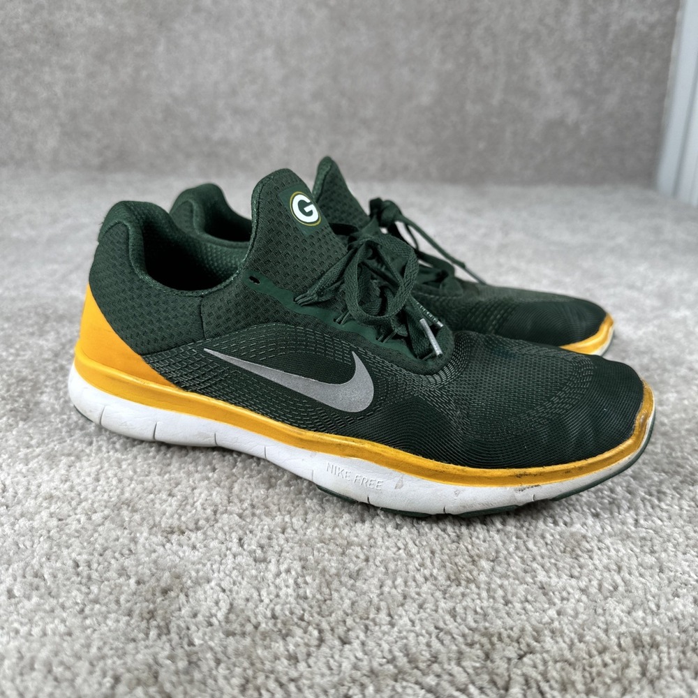 Nike Free Trainer V7 Green Bay Packers Men's Shoes Size 9 No Box